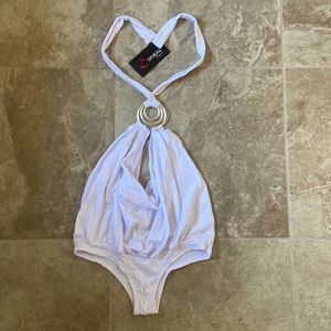 White Bodysuit/Romper by Espiral Lingerie